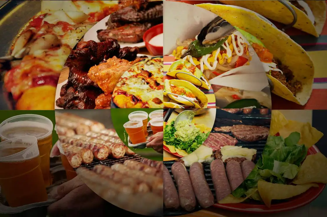 Como é a comida americana?
